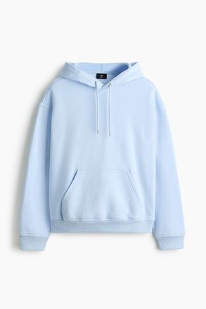 H&M Hoodie in Loose Fit - Hellblau