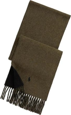 Polo Ralph Lauren Wool Scarf - Heren - Wintersjaals - Groen - ONE Size - Wol - Accessoires