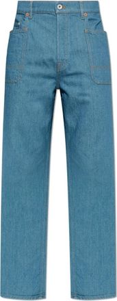 Kenzo Jeans, Heren, Blauw, W32, Katoen, Cargo Monkey Fit Jeans