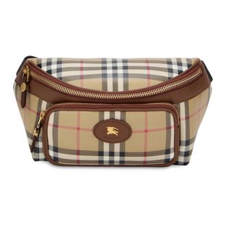 Burberry Heren, Tassen, Beige, Maat: ONE Size Katoen
