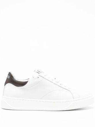 Lanvin Leren sneakers met logopatch - Wit