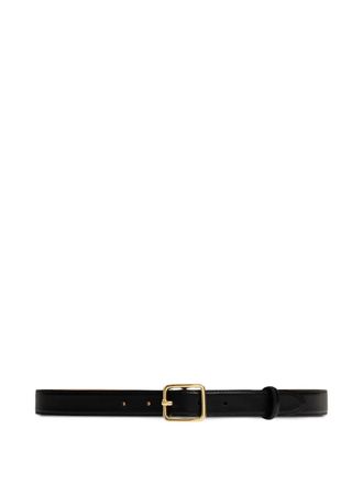 Fursac square-buckle leather belt - Nero