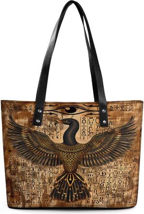 Generic Egyptian Papyrus Depicts The Eye of Horuses Tote Bags for Women Cute Shoulder Purses Handbags