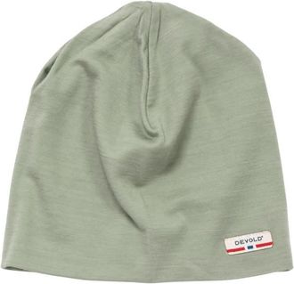 Devold Breeze Plus Merino 200 Beanie Mütze - Unisex | oliv/grau