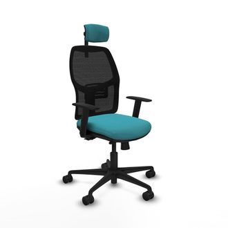 Piqueras y Crespo Silla De Oficina Piqueras Y Crespo Alfera Negro Reposabrazos Ajustables