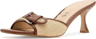 Guess Dista Womens Sandals Light Natural 2 : 9.5 M, Faux Leather/Textile