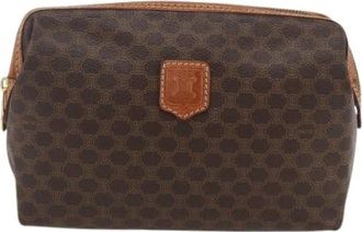 Celine Pre-owned Clutches, female, Brown, Size: ONE SIZE Pre-owned Macadam pochette