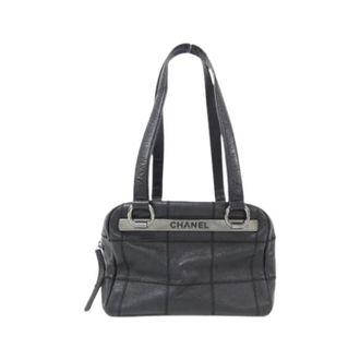 Chanel Pre-owned Vintage Schoudertas - Dames - Pre-owned - Zwart - Maat: ONE Size Leer