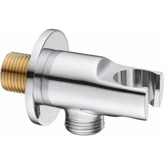 OEM Supporto Angolare Cromato Per Soffione Doccia, Staffa Per Soffione Doccia, Staffa A Parete Per Doccetta O Soffione Doccia - Per Il Bagno