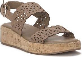 Lucky Brand Elsie Wedge Sandal in Porcini at Nordstrom Rack, Size 6.5