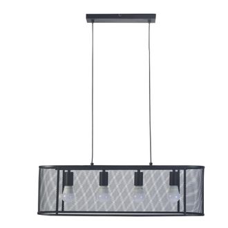 Forlight Forlight - Colgante Interior Led Numan E27 15w Negro Para Comedor, Sala De Estar
