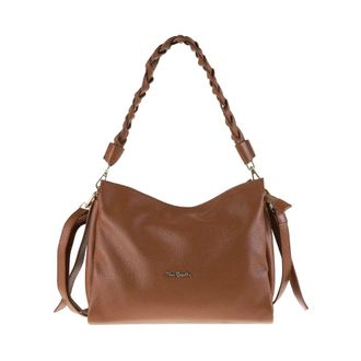 Pierre Cardin 1921 Schoudertas - Dames - Schoudertassen - Bruin - ONE Size - Katoen - Tassen