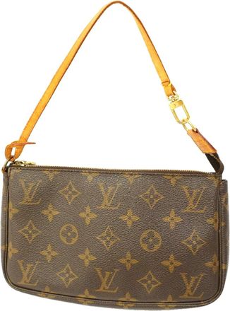Louis Vuitton Brown Pouch (Pre-Owned)