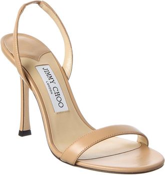 Jimmy Choo London Jenn 100 Leather Sandal