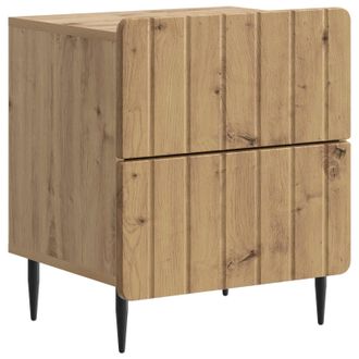 vidaXL Armario De Noche Con Caj&oacute;n Roble Artesanal 43 X 34,5 X 49,5 Cm Vidaxl