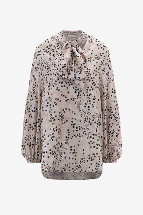 Zimmermann Schluppenbluse Illustration Billow Dalmatian Dot