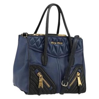 Miu Miu Borsa Pre-owned - - Pre-owned - Donna - Blu - ONE SIZE