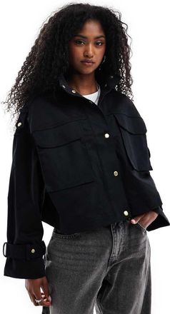 Barbour Electra - Giacca multitasche nera-Nero