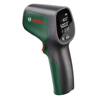 Bosch Term&oacute;metro De Infrarrojos Universaltemp (de -30 &deg;c A +500 &deg;c, Medici&oacute;n F&aacute;cil Y Precisa, 3 Grupos De Materiales Predefinidos, En Caja De Cart&oacute;n) - Bosc