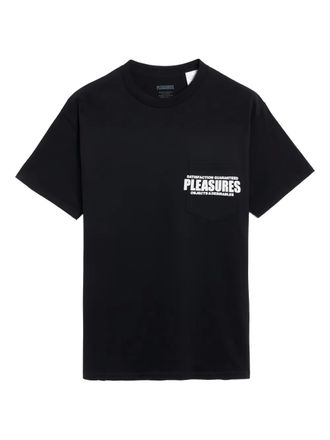 Pleasures Katoenen T-shirt - Zwart