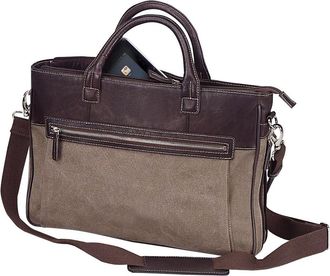 Preferred Nation P6522.Brn The Autumn Slim Expandable Briefcase