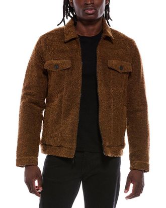 John Varvatos Cynder Boucle Trucker Jacket