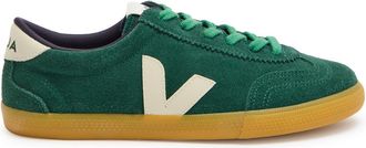 Veja Volley Brushed Suede Sneakers - Green - 35 (IT35 / UK2)