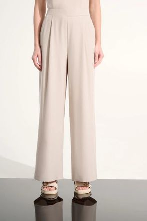Joseph Ribkoff Stretch Woven Pull-On Wide Leg Pants in Moonstone at Nordstrom, Size X-Small 30