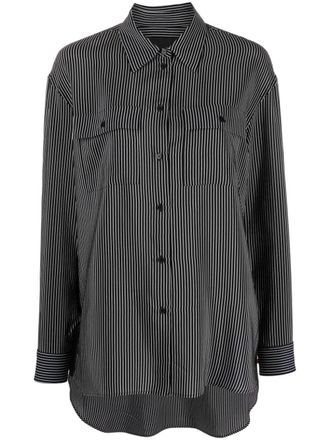 Nili Lotan Camicia a righe - Nero