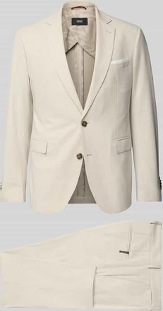 Cinque Anzug bestehend aus 2-Knopf-Sakko und Anzughose in Beige, Gr&ouml;&szlig;e 50