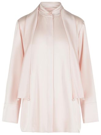 Jil Sander Hemd Fiocco in Rosa aus Acetat und Viskose