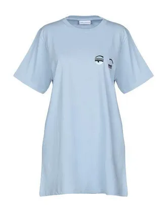 CHIARA FERRAGNI 売れ筋商品|||シアラフェラーニ Tシャツ トップス レディース T-shirts Grey Chiara Ferragni Eyelike-glittered Cotton T-shirt | White