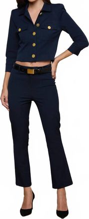 L'agence Ketra Bootcut Trousers In Midnight