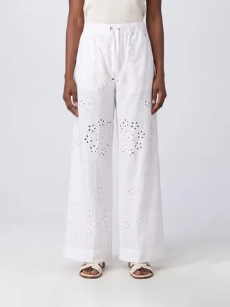 Herno Pants Woman color White