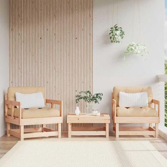 vidaXL Sillones De Jard&iacute;n Con Cojines 2 Uds Madera Maciza De Pino Vidaxl