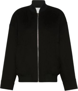 Sportmax Spxondata Bomberjack - Dames - Bomber jackets - Zwart - S - Wol - Jassen