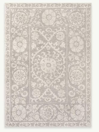 Novatrend Alfombra estilo oriental tejida plana Gris 200x280 cm