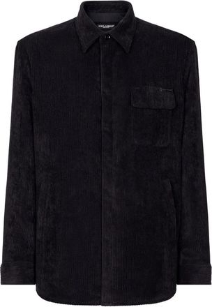 Dolce & Gabbana Zwarte Overshirt voor Mannen - Heren - Zomerjassen - Zwart - L - Jassen