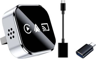 OEM Este Adaptador Inal&aacute;mbrico Carplay 3 En 1 Es Compatible Con Mirror Link, Carplay Y Android Auto. Incluye Un Dongle Usb Inteligente, Conversi&oacute;n De Carp
