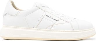 Woolrich White Leather Sneakers
