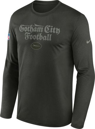 Nike New York Jets Rivalries Collection Sideline Legend Nike Mens Dri-FIT NFL Long-Sleeve T-Shirt in Green | 02TJ3JG72-X5L