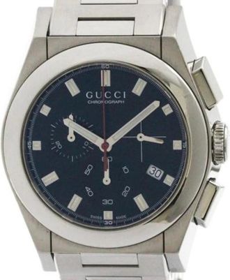 Gucci Pre-owned Pantheon Ya 115235 Polshorloge - Heren - Vintage Horloges - Zwart - ONE Size - Vintage