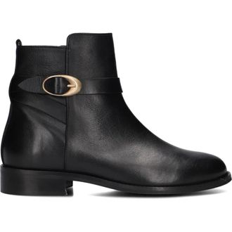 Notre-V Schoenen, Dames, Zwart, 41 EU, Leer, Elegante Zwarte Enkellaarzen Model 3262