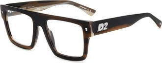 Dsquared2 Mode Bril in EX4 Kleur - Heren - Brillen - Bruin - 54 MM - Accessoires