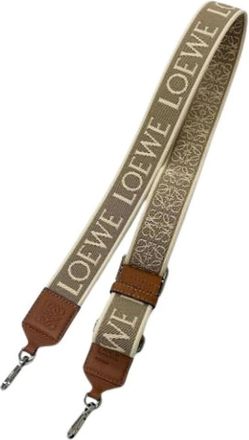 Loewe Pre-owned Strap - Dames - Vintage Accessoires - Beige - ONE Size - Leer - Vintage