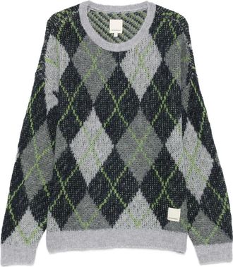 Emporio Armani Argyle-check Jumper