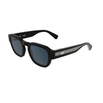 Lacoste Icons Acetate Round Glasses - unisex - Lacoste - Sunglasses - Black - 51 MM - Accessories