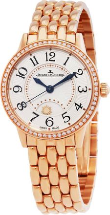 Jaeger-LeCoultre Rendez-Vous Silver Dial 18kt Rose Gold Automatic Ladies Watch Q3462121