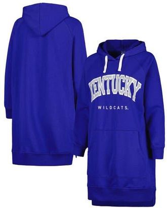 Gameday Couture Womens Gameday Couture Royal Kentucky Wildcats Take a Knee Raglan Hooded Sweatshirt Dress at Nordstrom, Size Small
