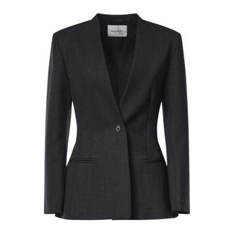 ottod'Ame Single-breasted colbert - Dames - Jassen - Zwart - Maat: 2XS Zijde